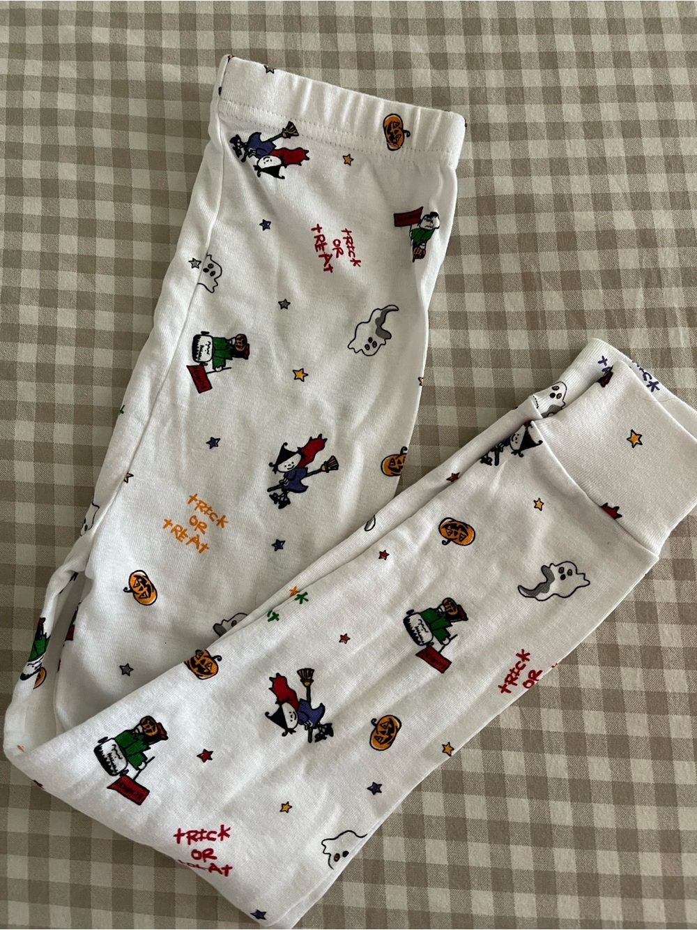 Vintage Halloween print kids leggings pants